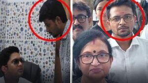 Students protest outside South Calcutta Law College after new allegations